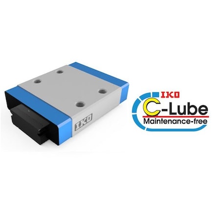 Iko Miniature Linear Way, Ball Type Slide Unit for Wide Rail, Maintenance Free MLF42C1PS2
